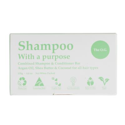Shampoo with a Purpose by Clover Fields (Shampoo & Conditioner Bar) The O.G. 135g